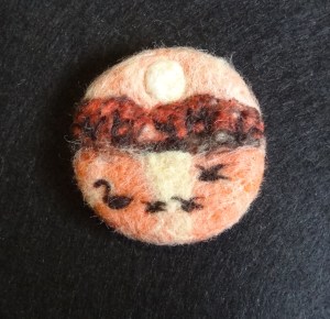 Birds on a Sunset Lake